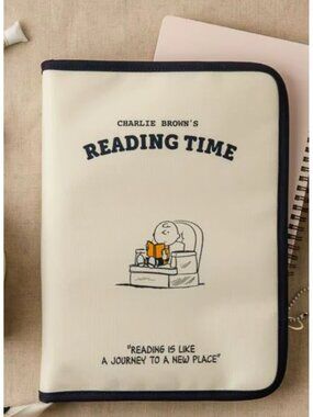 Charlie Brown Reading Time Multi‑Functional Organizer 11” Tablet Sleeve